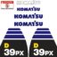 Komatsu D39PX-22 Decal Kit