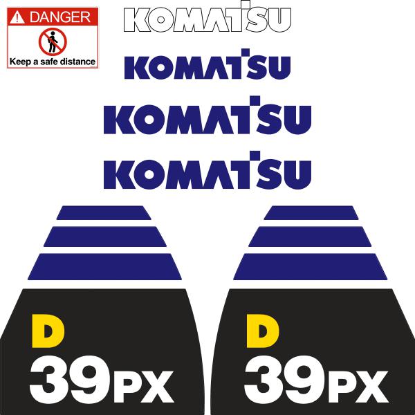 Komatsu D39PX-22 Decal Kit Komatsu D39PX-22 Decal Kit