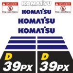 Komatsu D39PX-23 Decal Kit
