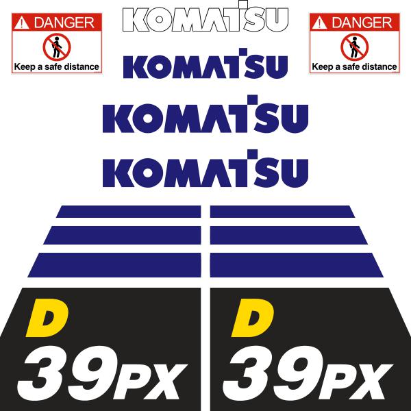 Komatsu D39PX-23 Decal Kit Komatsu D39PX-23 Decal Kit