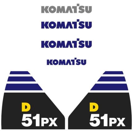 Komatsu D51PX-22 Decal Kit