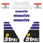 Komatsu D51PXI-24 Decal Kit