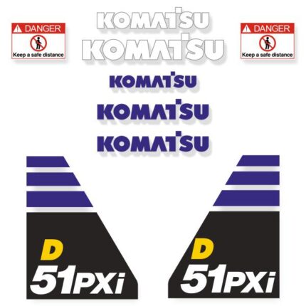Komatsu D51PXI-24 Decal Kit