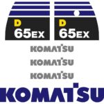Komatsu D65EX-16 Decal Kit