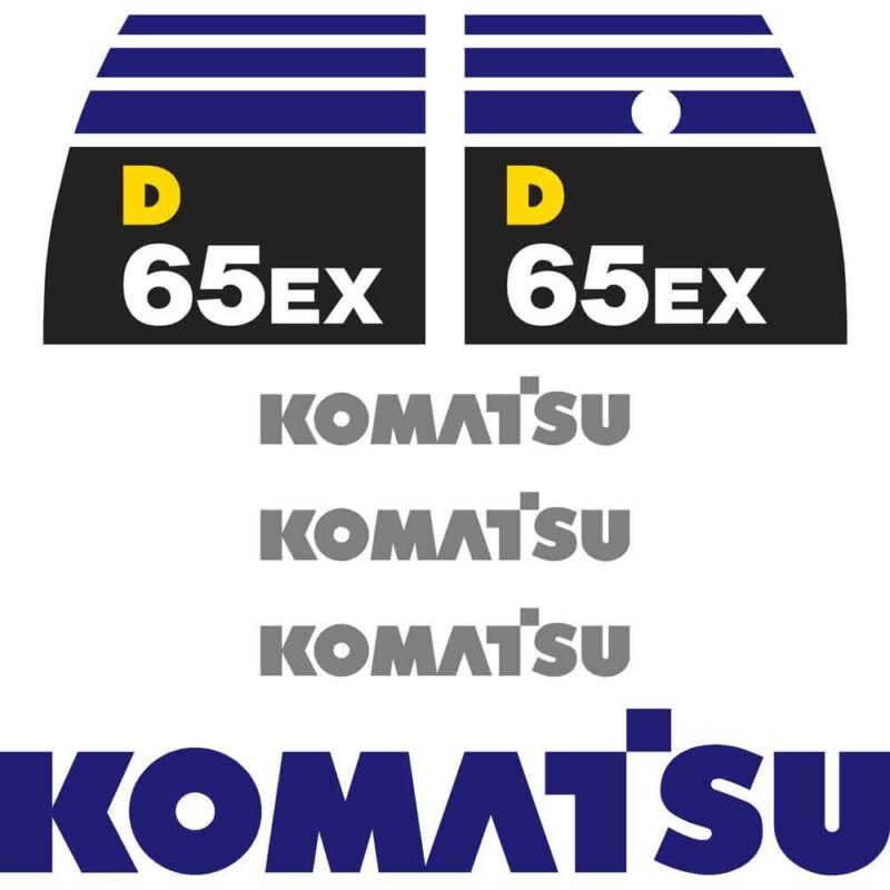Komatsu D65EX-16 Decal Kit