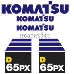 Komatsu D65PX-15 Decal Kit