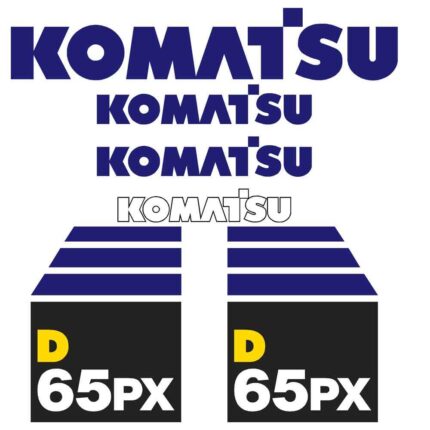 Komatsu D65PX-15 Decal Kit