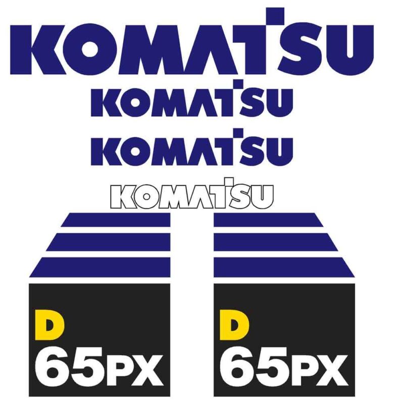 Komatsu D65PX-15 Decal Kit