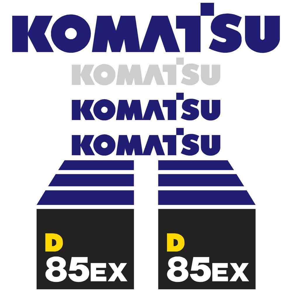 Komatsu D85EX-15 Decal Kit Komatsu D85EX-15 Decal Kit