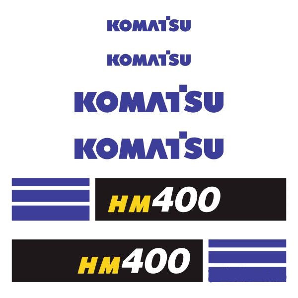 Komatsu HM400-5 Decal Kit Komatsu HM400-5 Decal Kit