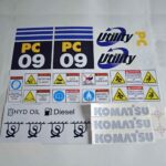 Komatsu PC09 Decal Kit