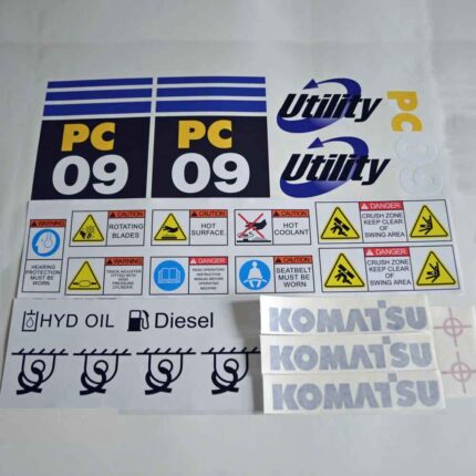 Komatsu PC09 Decal Kit