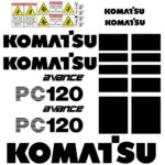 Komatsu PC120-6 Decal Kit