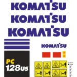 Komatsu PC128US-10 Decal Kit