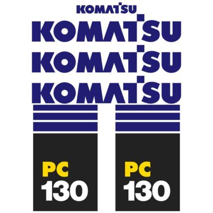 Komatsu PC130-7 Decals Kit