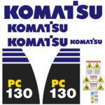 Komatsu PC130-8 Decals Kit