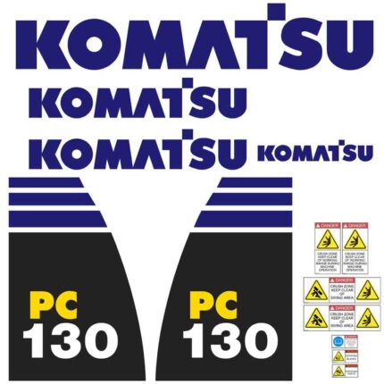 Komatsu PC130-8 Decals Kit