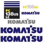 Komatsu PC138USLC Decals Kit