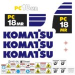 Komatsu PC18MR Decal Kit