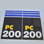 Komatsu PC200-7 Decal Kit