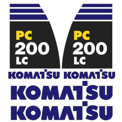 Komatsu PC200LC-8 Decal Kit