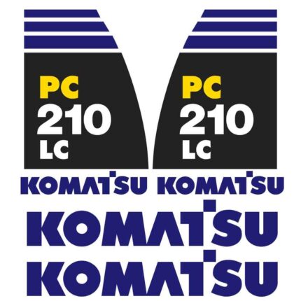 Komatsu PC210-8 LC Decal Kit