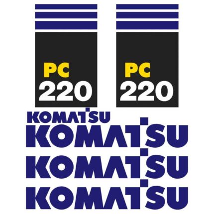 Komatsu PC220-7 Decal Kit