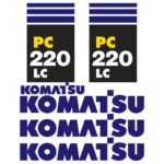 Komatsu PC220-7 LC Decal Kit