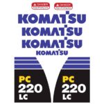 Komatsu PC220 LC-8 Decal Kit