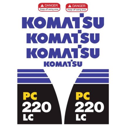 Komatsu PC220 LC-8 Decal Kit