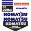 Komatsu PC228US-3EO Decal Kit