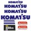 Komatsu PC228US-8 LC Decal Kit