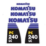 Komatsu PC240-8 LC Decal Kit