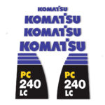 Komatsu PC240-8 LC Decal Kit