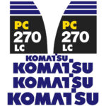 Komatsu PC270-8 LC Decal Kit