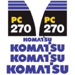 Komatsu PC270-8 LC Decal Kit