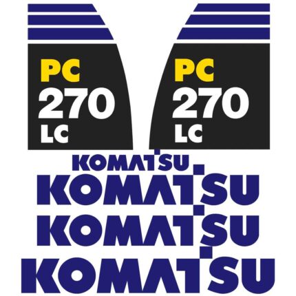 Komatsu PC270-8 LC Decal Kit