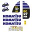 Komatsu PC27MR-3 Decal Kit