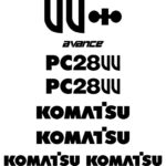 Komatsu PC28UU Decal Kit