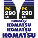 Komatsu PC290-8 LC Decal Kit