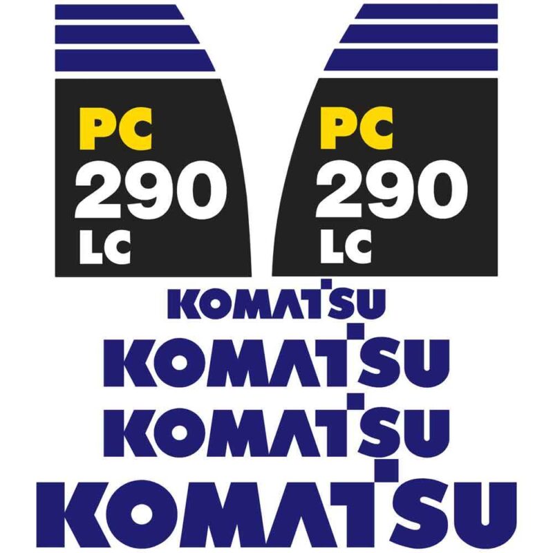 Komatsu PC290-8 LC Decal Kit