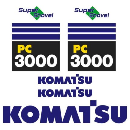 Komatsu PC3000-6 Decal Kit