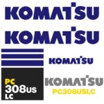 Komatsu PC308USLC-3EC Decal Kit