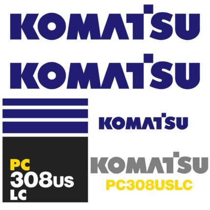 Komatsu PC308USLC-3EC Decal Kit