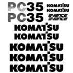 Komatsu PC35-7 Decal Kit