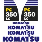 Komatsu PC350 LC - 8 Decal Kit