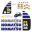 Komatsu PC35MR-2 Decal Kit