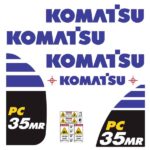 Komatsu PC35MR-5 Decal Kit