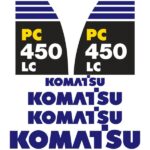 Komatsu PC450-8 LC Decal Kit