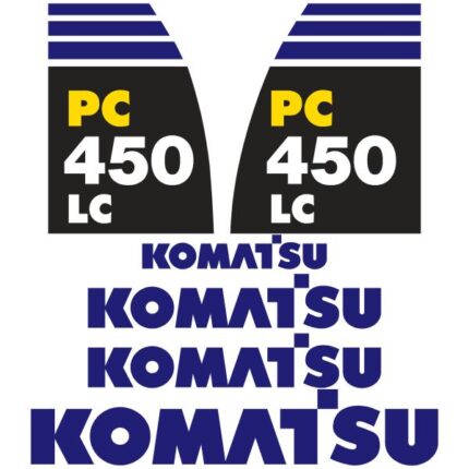 Komatsu PC450-8 LC Decal Kit